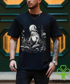 Frog Wizard Cottagecore Mushroom T Shirt