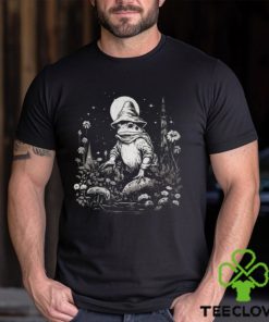 Frog Wizard Cottagecore Mushroom T Shirt