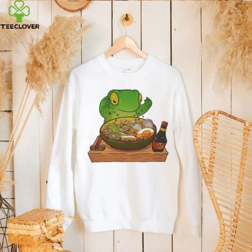 Frog making ramen art hoodie, sweater, longsleeve, shirt v-neck, t-shirt