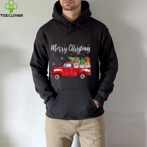 Frohe Weihnachten Baum Drei Gnome Red Truck Xmas’ Männer Funktions T Shirt