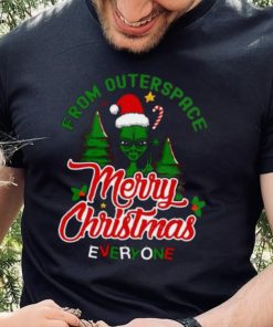 From Outersoace Merry Christmas Shirt