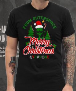 From Outersoace Merry Christmas Shirt