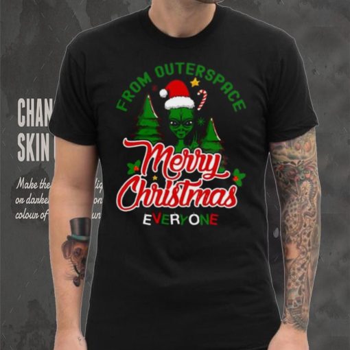 From Outersoace Merry Christmas Shirt