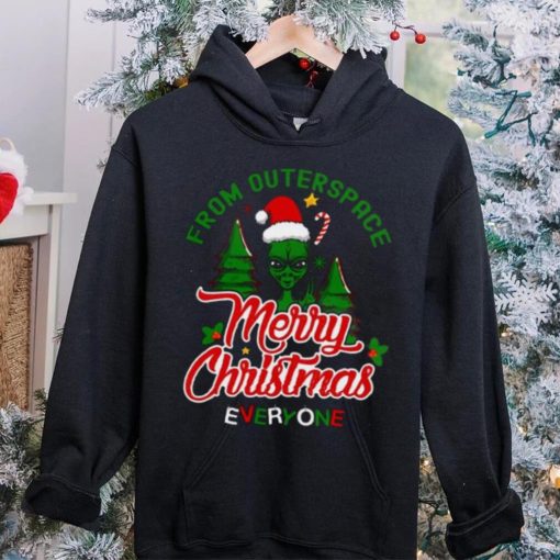From Outersoace Merry Christmas Shirt