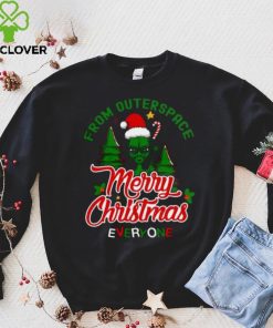 From Outersoace Merry Christmas Shirt