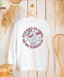 Frosty 'Tis The Season To Be Freezin' Crewneck Shirt