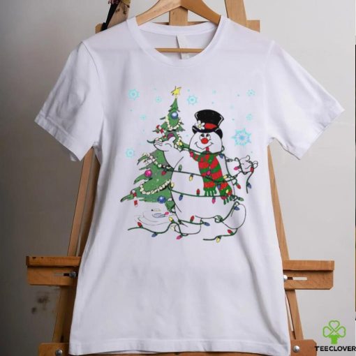 Frosty the snowman Christmas tree hoodie, sweater, longsleeve, shirt v-neck, t-shirt