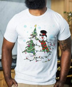 Frosty the snowman Christmas tree hoodie, sweater, longsleeve, shirt v-neck, t-shirt