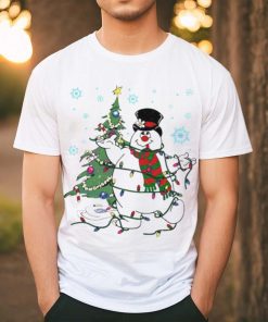 Frosty the snowman Christmas tree hoodie, sweater, longsleeve, shirt v-neck, t-shirt