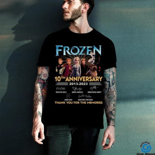 Frozen 10th 2013 2023 Thank You For The Memories T Shirt