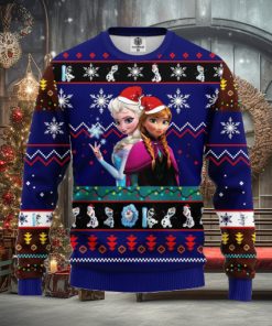 Frozen Ugly Christmas Sweater Blue Ideas For Men Women