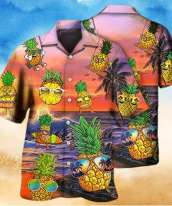 Fruit Pineapple Funny Summer Hawaiian Shirt