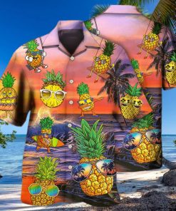 Fruit Pineapple Funny Summer Hawaiian Shirt