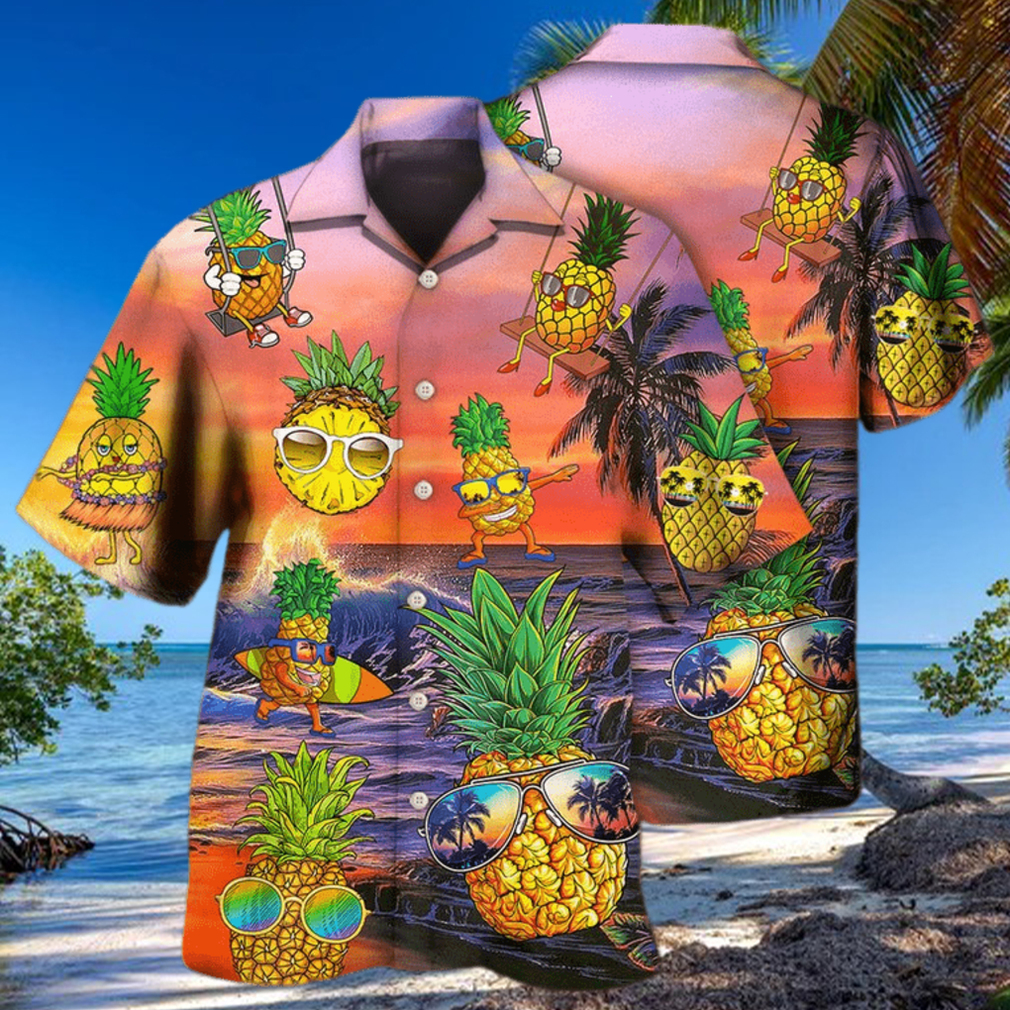 Fruit Pineapple Funny Summer Hawaiian Shirt Fruit Pineapple Funny Summer Hawaiian Shirt