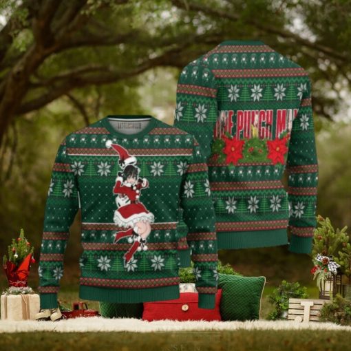 Fubuki Anime Ugly Christmas Sweater Custom One Punch Man Xmas Gift