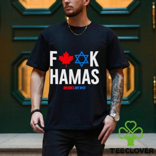 Fuck hamas Canada and Israel flag hoodie, sweater, longsleeve, shirt v-neck, t-shirt