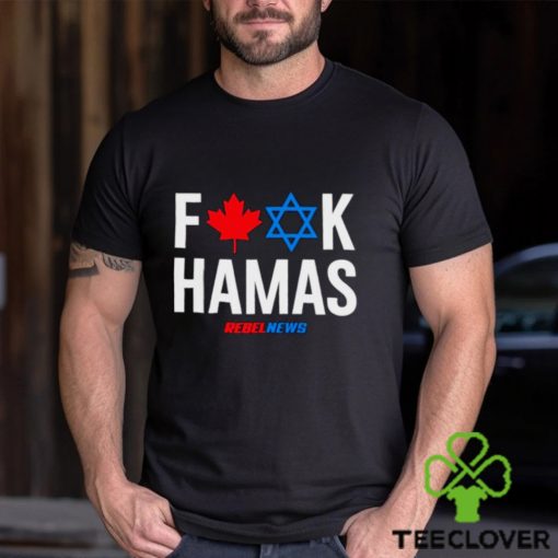 Fuck hamas Canada and Israel flag hoodie, sweater, longsleeve, shirt v-neck, t-shirt