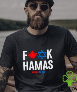 Fuck hamas Canada and Israel flag hoodie, sweater, longsleeve, shirt v-neck, t-shirt