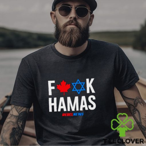 Fuck hamas Canada and Israel flag hoodie, sweater, longsleeve, shirt v-neck, t-shirt