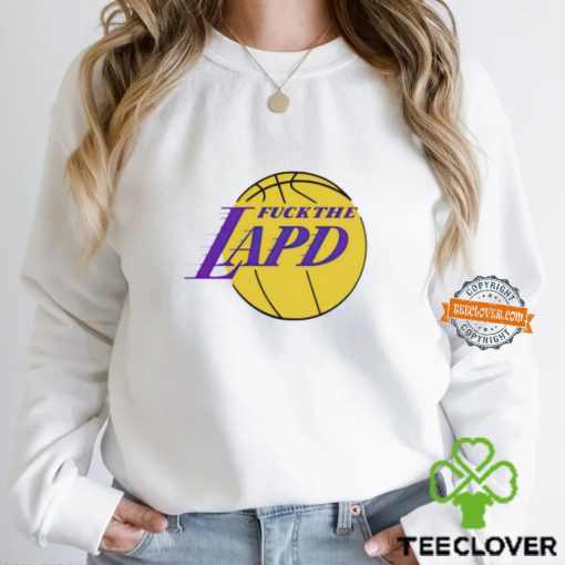 Fuck the lapd Los Angeles Lakers logo hoodie, sweater, longsleeve, shirt v-neck, t-shirt