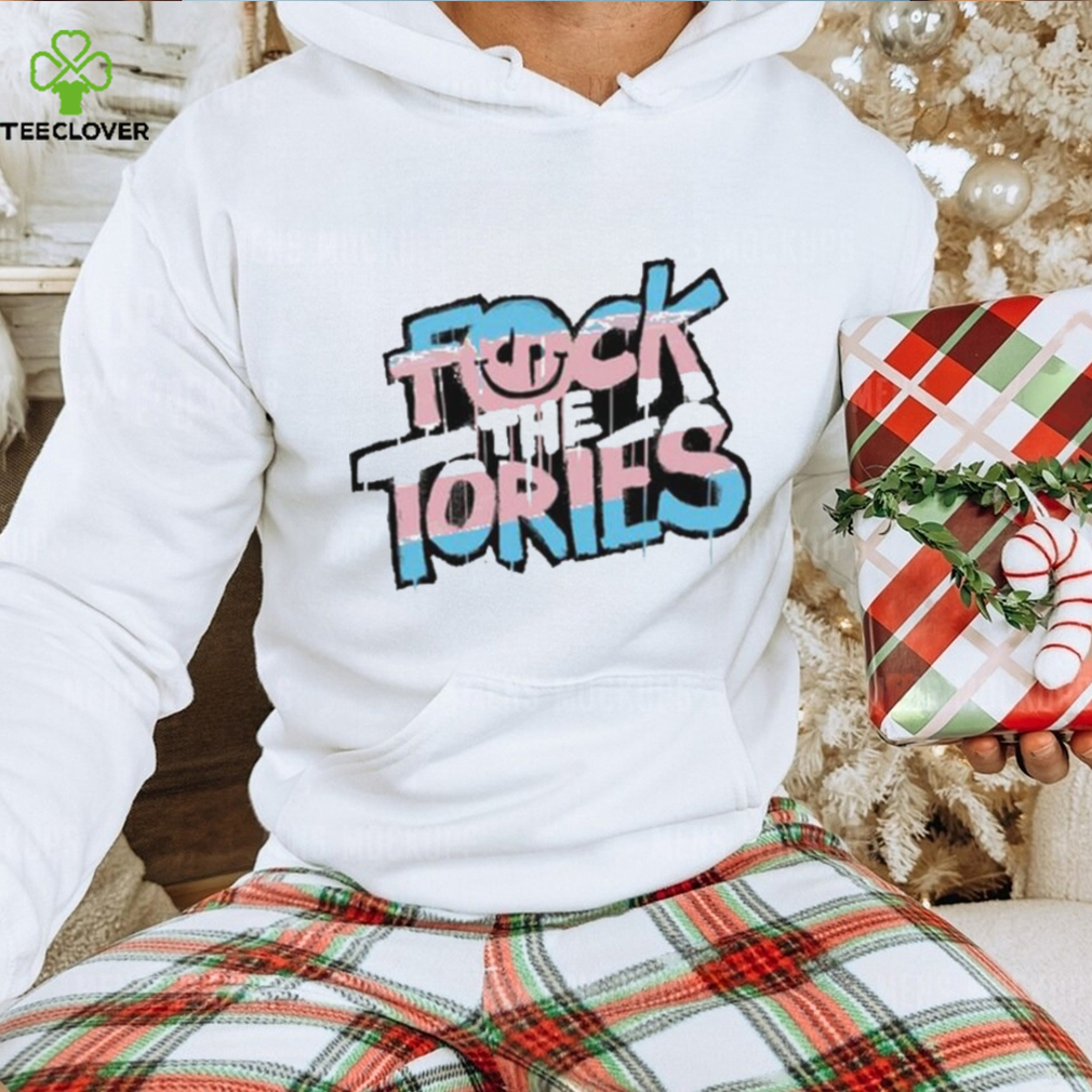 Fuck the tories trans pride edition T shirt Fuck the tories trans pride edition T shirt