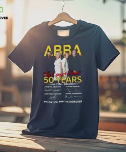 ABBA The Concert Show 50 Years 1974 2024 Thank You For The Memories Unisex T Shirt