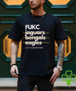 Fukc Jaguars Bengals Eagles LVII Champions Shirt