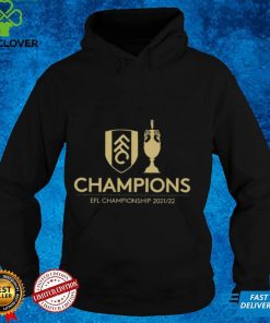 Fulham Champions EFL Championship 2021 2022 Gifts T Shirt