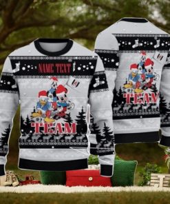 Fulham FC Disney Team Custom Name Ugly Christmas Sweater