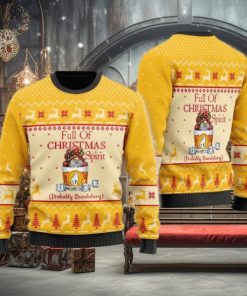 Full Of Christmas Spirit Probably Bundaberg Ugly Christmas Sweater Cute Christmas Gift for Men And Women