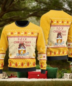 Full Of Christmas Spirit Probably Bundaberg Ugly Christmas Sweater Cute Christmas Gift for Men And Women