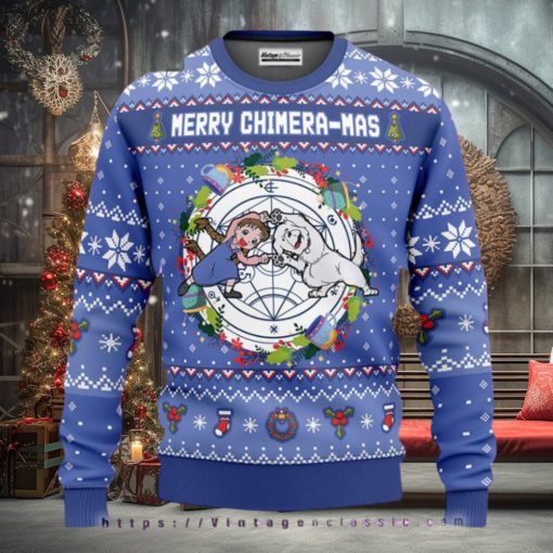 Fullmetal Alchemist Chimeramas Ugly Christmas Sweater,