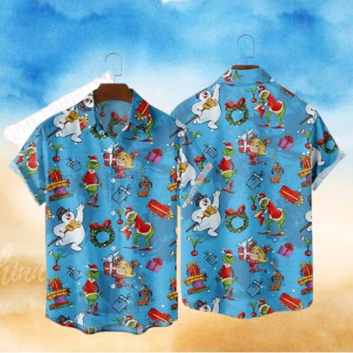 Fun And Festive Grinch Hawaiian Shirt