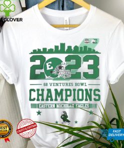 Funny 2023 Go Ventures Bowl Champions Eastern Michigan Eagles football shirt