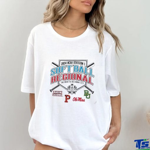 Funny 2024 NCAA Division I Softball Regional – Lafayette, LA Shirt