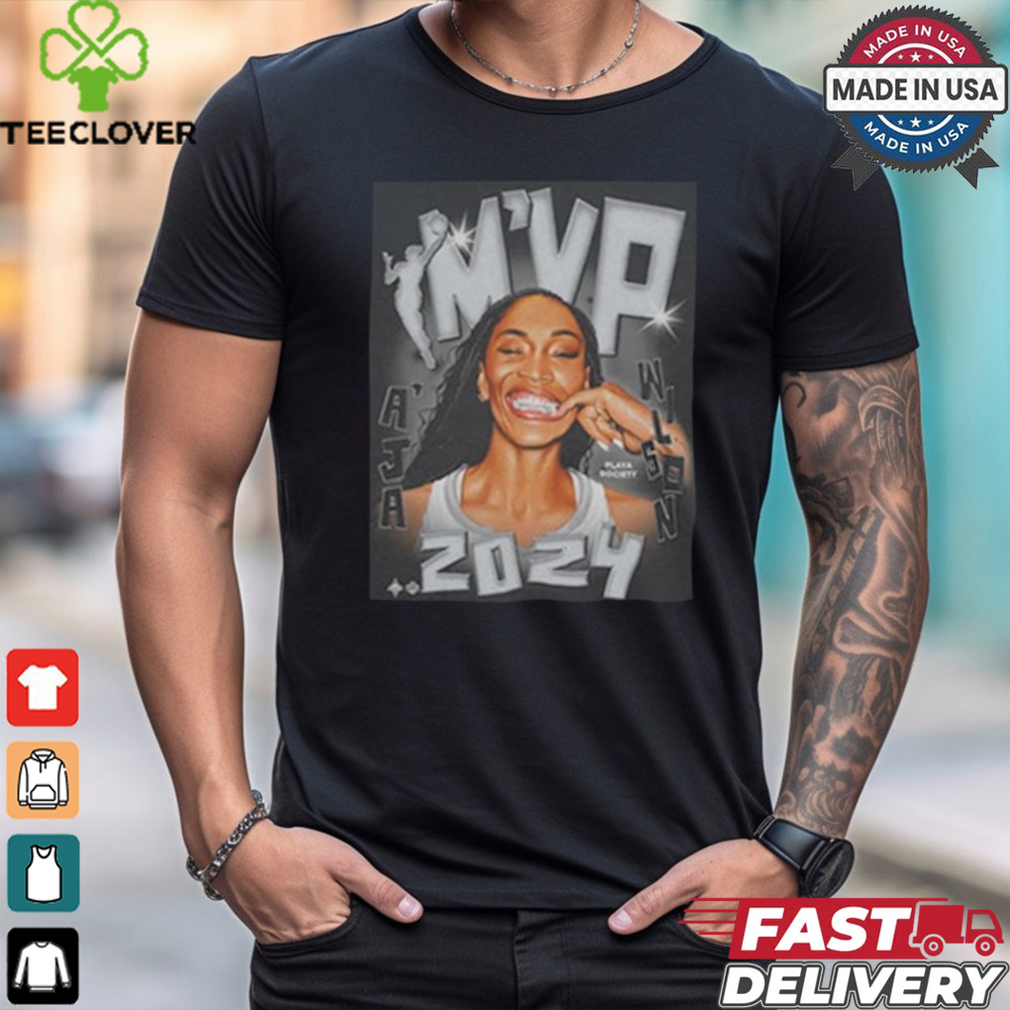 Funny A’ja wilson playa society w 2024 mvp shirt Funny A’ja wilson playa society w 2024 mvp shirt