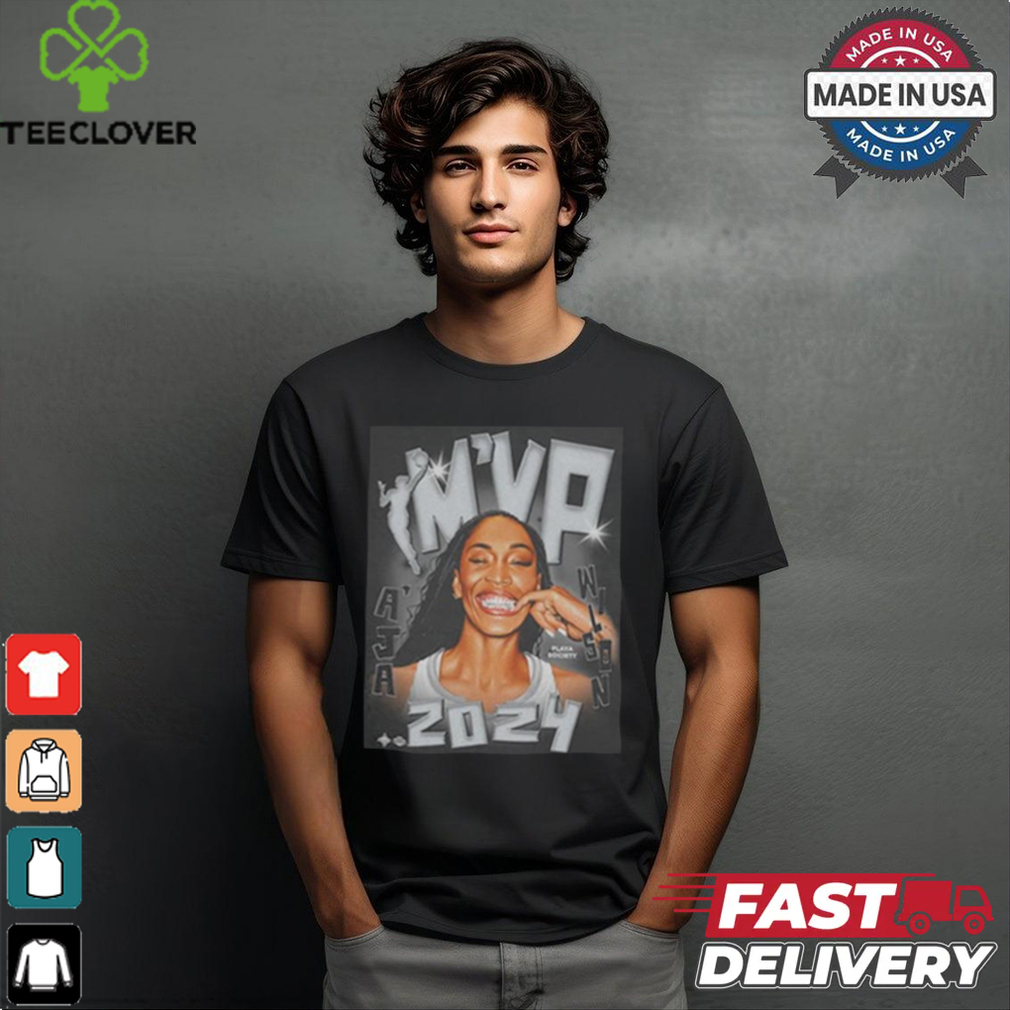 Funny A’ja wilson playa society w 2024 mvp shirt Funny A’ja wilson playa society w 2024 mvp shirt