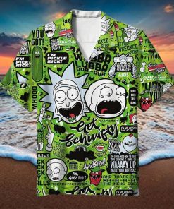 Funny Aloha Rick And Morty Hawaiian Shirt Summer Trip Gift Vnp7kWFuy