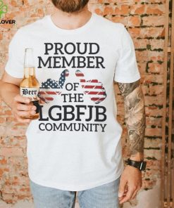 Funny American Flag Proud Member of the LGBFJB Community Shirt