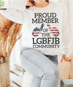 Funny American Flag Proud Member of the LGBFJB Community Shirt