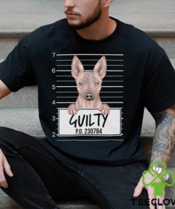 Funny American Hairless Terrier Dog Mugshot Pet Portrait Gift Lover Shirt Hoodie Classic