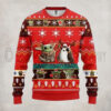 Golf Santa Claus Christmas Ugly Sweater
