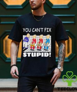 Funny Baltimore Ravens You Cant Fix Stupid Shirt