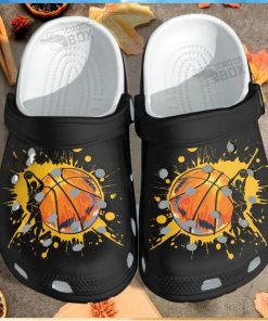 Funny Basketball Sport Black Crocs