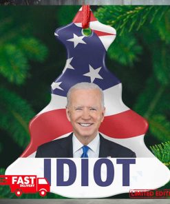 Funny Biden Idiot Christmas Tree Decorations 2023 Ornament