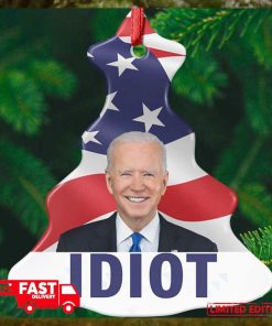 Funny Biden Idiot Christmas Tree Decorations 2023 Ornament