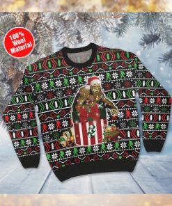 Funny Bigfoot In The Gift Box Ugly Sweater For Bigfoot Lovers On Christmas Days 0261 T2VTH006