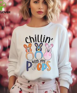 Funny Bluey Easter Chillin With My Peeps hoodie, sweater, longsleeve, shirt v-neck, t-shirt