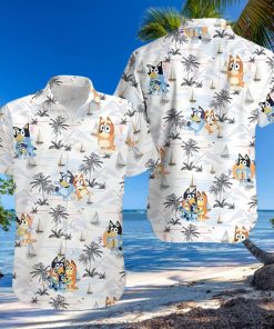 Funny Bluey Family Hawaiian Shirt
