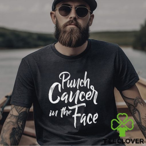 Funny Cancer Sucks Quote Joke Gift Punch In The Face T Shirt Classic Unisex